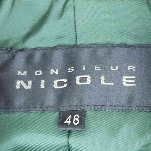 ムッシュ二コル MONSIEUR NICOLE 山羊革レザージャケット メンズ 46