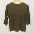 ホームスパン homspun サイドスリット L/S コットン カットソー レディース FREE