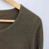 ホームスパン homspun サイドスリット L/S コットン カットソー レディース FREE