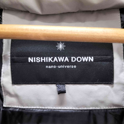 ナノユニバース NANO universe 西川ダウン GELANOTS 3Layer ダウンコート レディース JPN:36