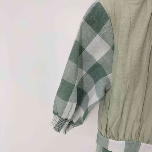 レベッカブティック LEBECCA boutique テラス席のギンガムチェック ロングワンピース レディース FREE