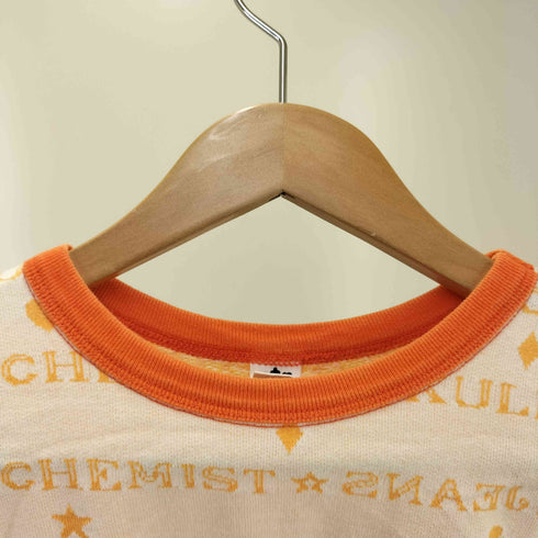 スカルジーンズ SKULL JEANS y2k ロゴプリント クルーネックTシャツ レディース JPN:36