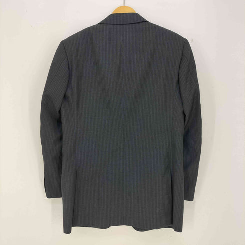 FRANCO PRINZIVALLI ストライプ パワーショルダー 3B テーラードジャケット メンズ JPN:48