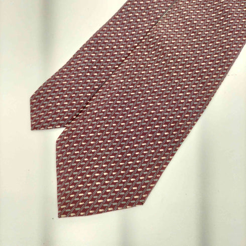 アイムプロダクトイッセイミヤケ im product ISSEY MIYAKE 80s 斜線ドット シルクネクタイ パープル/グレー メンズ