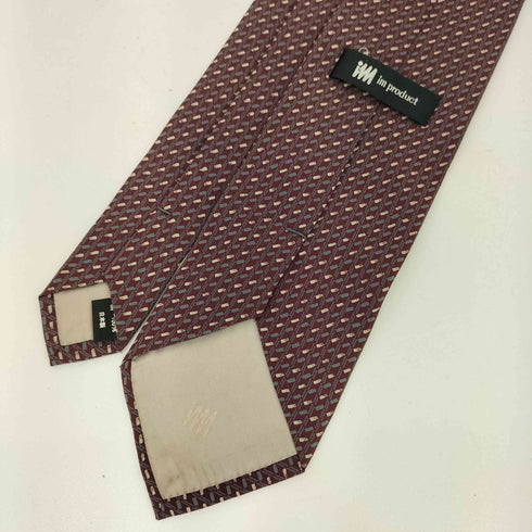 アイムプロダクトイッセイミヤケ im product ISSEY MIYAKE 80s 斜線ドット シルクネクタイ パープル/グレー メンズ