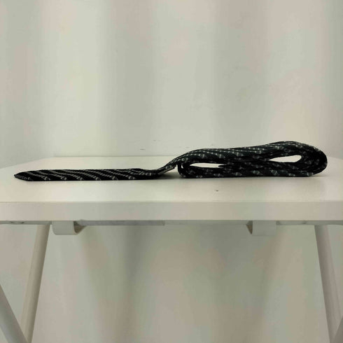 アイムイッセイミヤケ im ISSEY MIYAKE 80-90s 斜線ストライプ シルクネクタイ ブラック/グレー メンズ