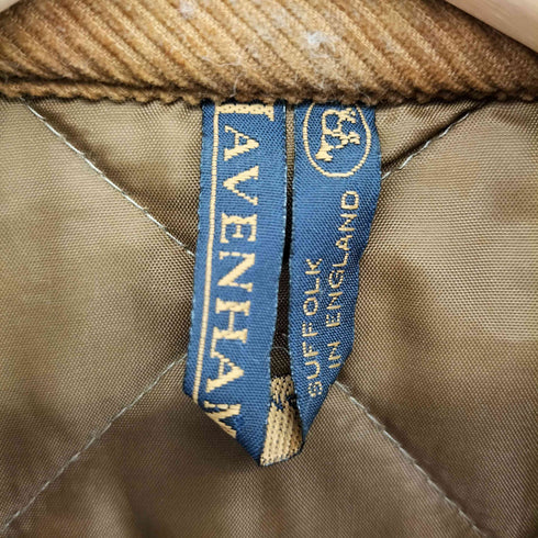 ラベンハム LAVENHAM コーデュロイ切替 キルティング ベスト レディース EUR:38