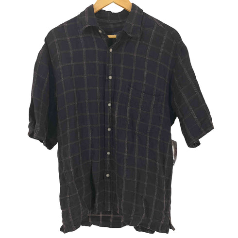 アイゾッド IZOD リネンレーヨン半袖シャツ メンズ import:M