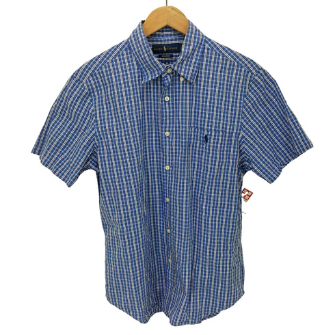 ポロラルフローレン POLO RALPH LAUREN 半袖チェックシャツ メンズ import:M