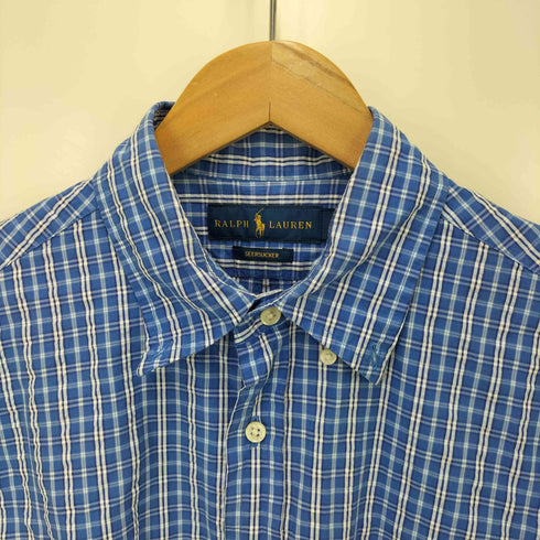 ポロラルフローレン POLO RALPH LAUREN 半袖チェックシャツ メンズ import:M
