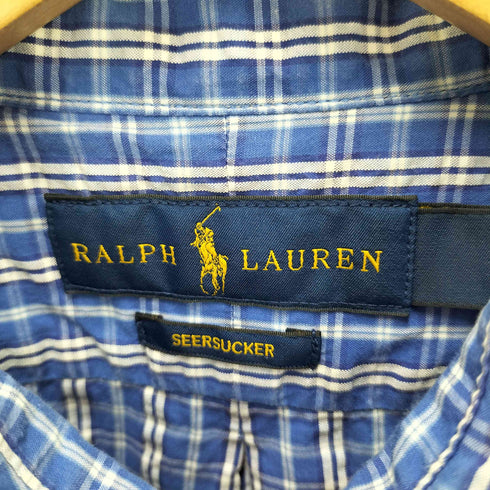 ポロラルフローレン POLO RALPH LAUREN 半袖チェックシャツ メンズ import:M