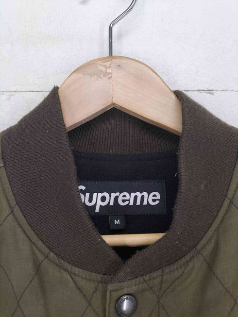 シュプリーム Supreme 10AW BritishMillerain Quilted Waxed Cotton Jacket ザブリティッシュミラレーン メンズ M