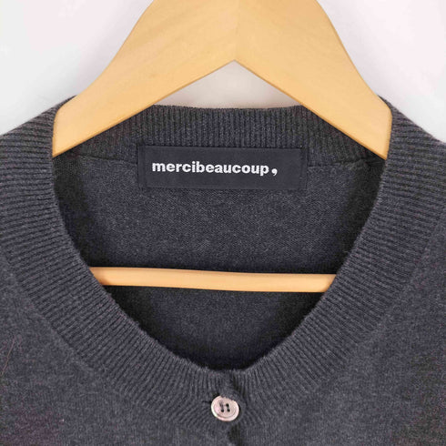 メルシーボークー mercibeaucoup 雲柄 コットンニット カーディガン レディース JPN:1