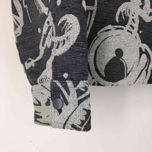 アーバン レヴィヴォ URBAN REVIVO 宇宙飛行士柄 ジャケット メンズ S