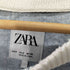 ザラ ZARA サイドジップ デニムスウェット メンズ import:S
