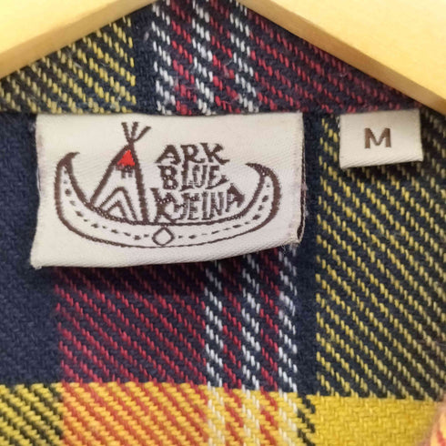 ARK BLUE L/Sチェックネルシャツ メンズ JPN:M