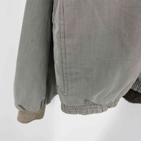 リーボック Reebok 90-00S GOLF ロゴ刺繍 ハウンドチェック レーヨン混 プルオーバー メンズ import:L