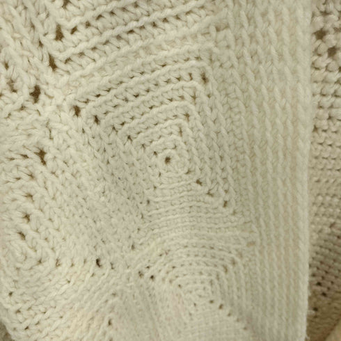 ローゲージニット ボタンレス カーディガン レディース