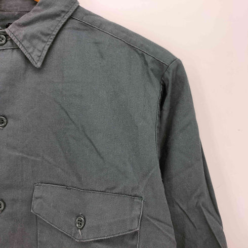 リー Lee 70-80s USA製 L/Sコットンシャツ メンズ 14