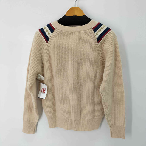 サンドロパリ sandro PARIS Vネックチェーンセーター レディース