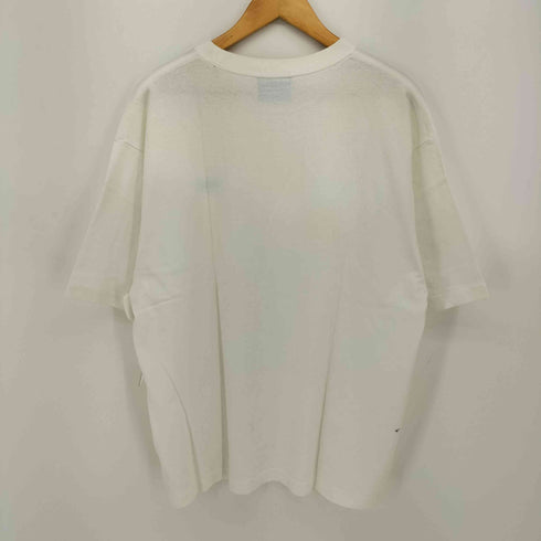 サウザンドマイル THOUSAND MILE USA製 ロゴ刺繍 クルーネック Tシャツ メンズ import:L