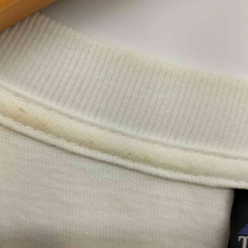 サウザンドマイル THOUSAND MILE USA製 ロゴ刺繍 クルーネック Tシャツ メンズ import:L