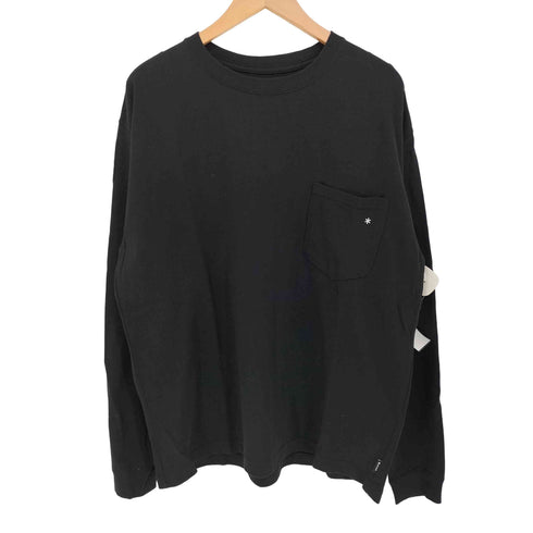 スノーピーク Snow Peak 22SS 別注 背面プリント クルーネック L/S Tシャツ メンズ JPN:M