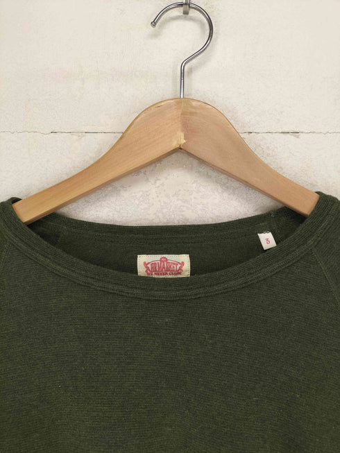 ハリウッドランチマーケット HOLLYWOOD RANCH MARKET スリーブロゴ刺繍 七分袖Tシャツ レディース 3