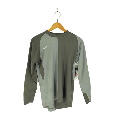 ナイキ NIKE ロゴ刺繍 バイカラー ロングスリーブ ゴールキーパーシャツ メンズ import:L