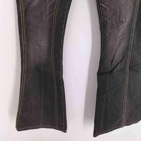 ラングラー Wrangler Y2K カラフルステッチ フレアデニムパンツ レディース JPN:M