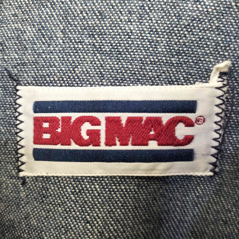 ビッグマック BIG MAC 80S ビックサイズ 4ポケット デニムカバーオール メンズ