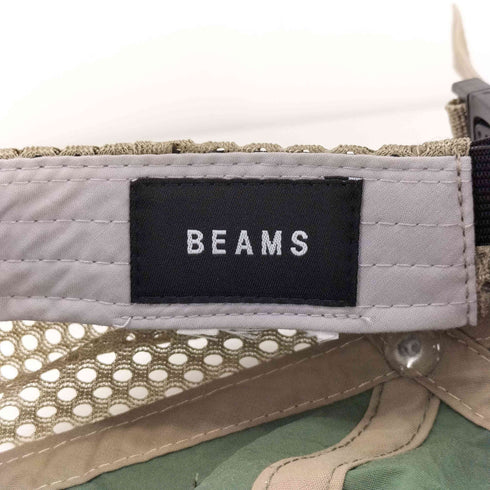 ビームス BEAMS 6パネル バイカラー メッシュ キャップ メンズ