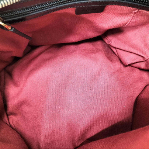 バリー BALLY 総柄 モノグラム PVC レザー トート バック レディース