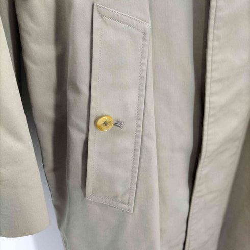 バーバリーズ BURBERRYS 80-90S 英国製 裏地ノバチェック ポリ コットン ステンカラー コート バルマカーンコート メンズ