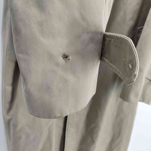 バーバリーズ BURBERRYS 80-90S 英国製 裏地ノバチェック ポリ コットン ステンカラー コート バルマカーンコート メンズ