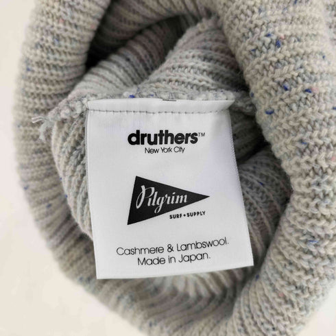 ピルグリムサーフプラスサプライ Pilgrim Surf+Supply druthers NYC Lambswool Blend Ribbed Hat ビーニ メンズ