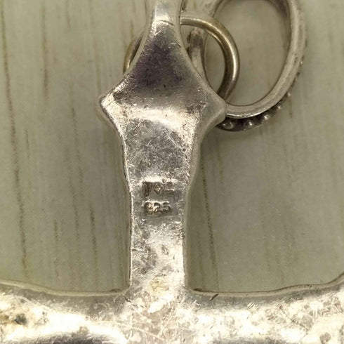 925刻印 ブレード 十字架 ラインストーンペンダントトップ メンズ