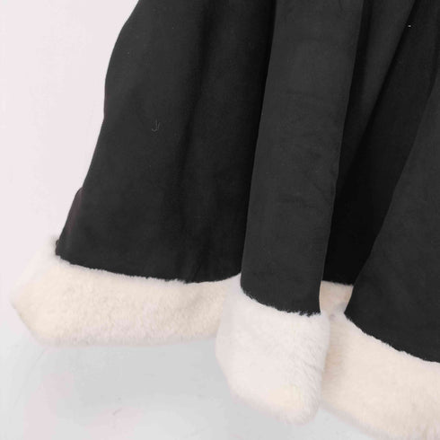 グレイル GRL リボンベルト付ファーボリュームフレアコート レディース