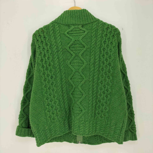 JOHNMOLLOY ウール ジップアランニット レディース