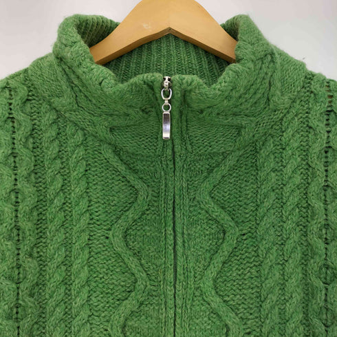 JOHNMOLLOY ウール ジップアランニット レディース