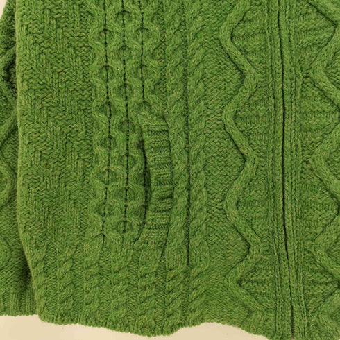 JOHNMOLLOY ウール ジップアランニット レディース