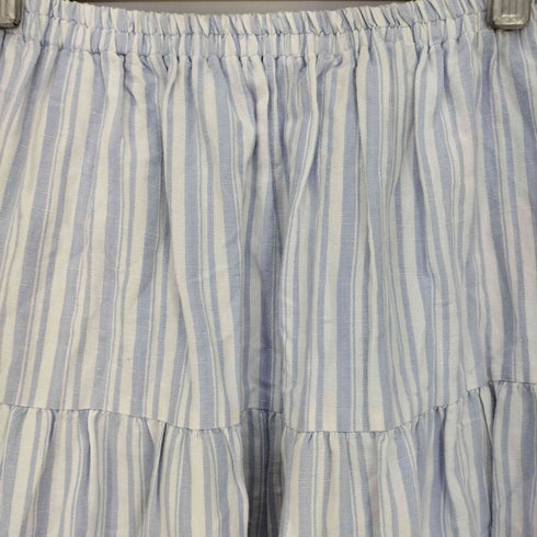 ロックマウント ROCK MOUNT USA製 ストライプ リネン フレアスカート レディース JPN:S