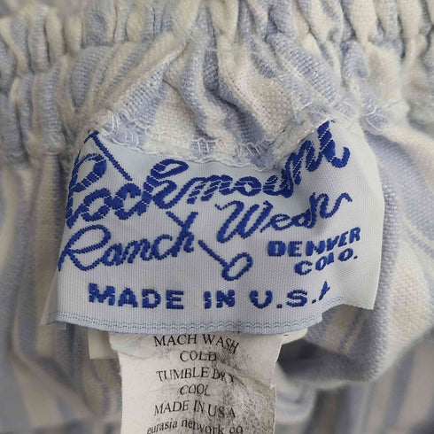 ロックマウント ROCK MOUNT USA製 ストライプ リネン フレアスカート レディース JPN:S