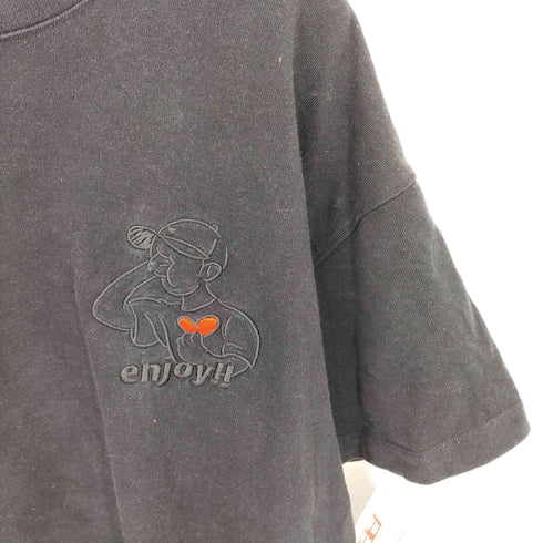 フリークスストア FREAKS STORE KAOYORINAKAMI カオヨリナナカミ enjoy刺繍 半袖Tシャツ メンズ JPN:M