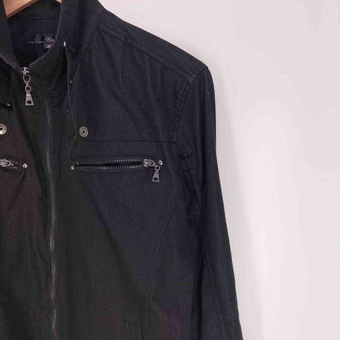 ルーシャット ROUSHATTE 00S ジップアップ ワークジャケット Y2K ボンテージ お兄系 V系 メンズ import:M