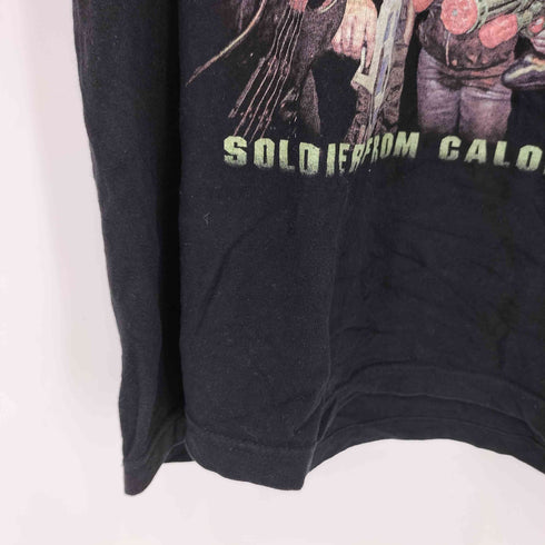 ユナイテッドアスレ UNITED ATHLE アーティスト両面プリント クルーネック コットン 半袖 バンドTシャツ メンズ JPN:L