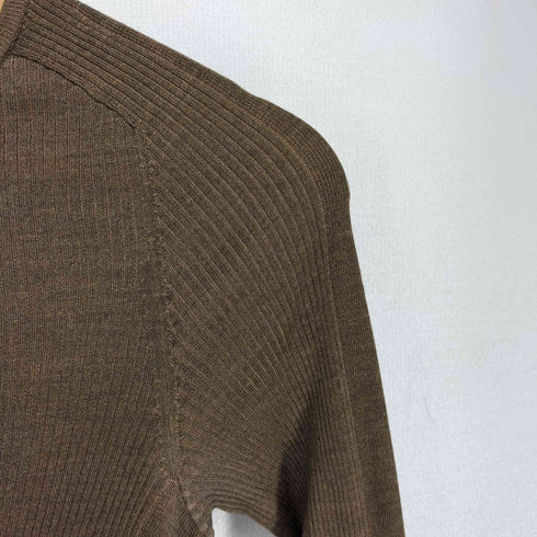 カオス Chaos 18G シルク リブニット クルーネック プルオーバー レディース FREE