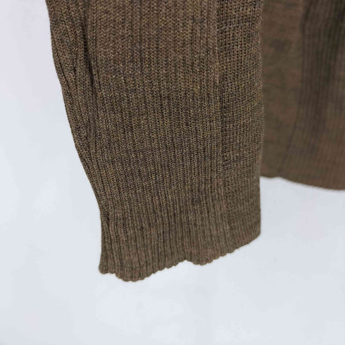 カオス Chaos 18G シルク リブニット クルーネック プルオーバー レディース FREE