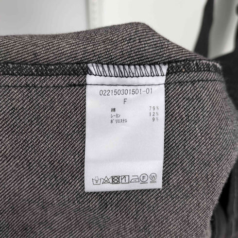 ダズリン dazzlin ステッチアートシャツワンピース レディース FREE