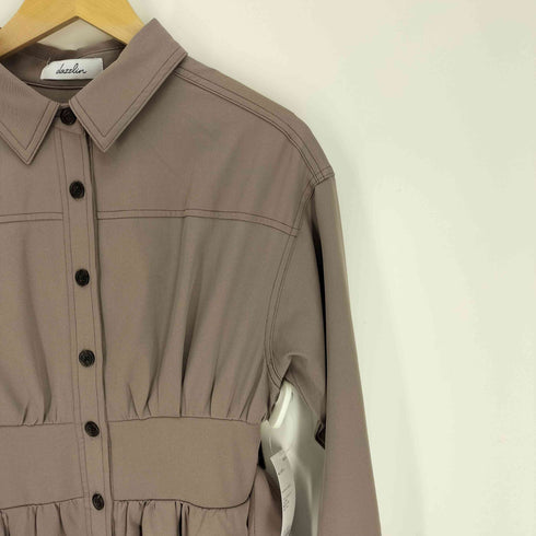 ダズリン dazzlin ステッチアートシャツワンピース レディース FREE